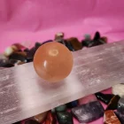 Esfera de selenita naranja 4 cm