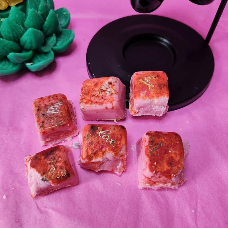 Cera Perfumada AMOR PROPIO Wax melts. Pedacitos de cielo. Aroma bits. CON AMULETO.