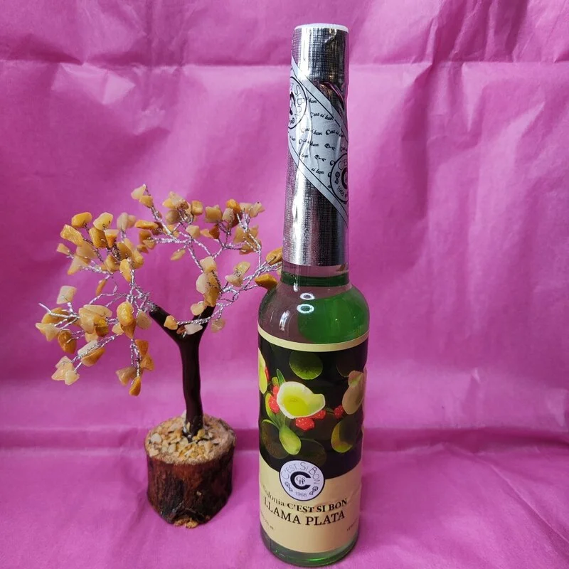 COLONIA ESOTÉRICA DE LLAMA PLATA MARCA C'EST BON. BOTELLA 221 ML