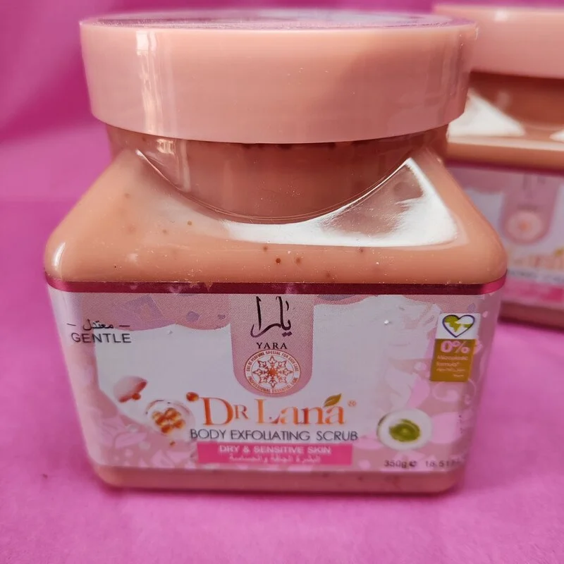 Exfoliante corporal Yara Rosa. Dr. Lana