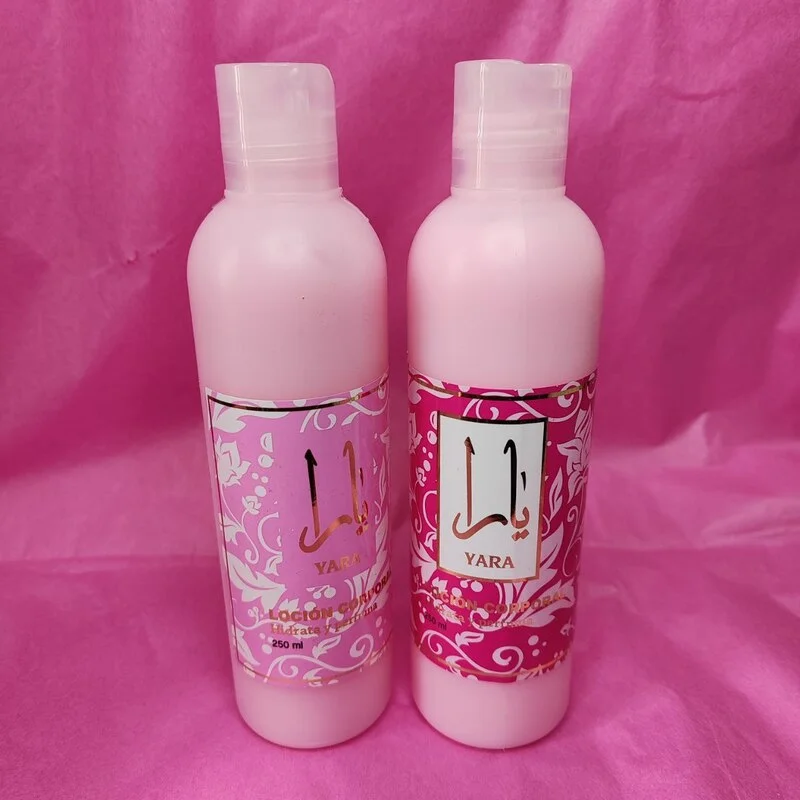 Loción en crema Yara Rosa 250ml. EFECTO SEDA