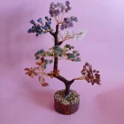 ÁRBOL MÁGICO DE LA VIDA BONSAI DE 300 PIEDRAS DE CHIP DE LOS 7 CHAKRAS