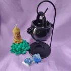 Cera Perfumada NUDO DE BRUJAS. Wax melts. Pedacitos de cielo. Aroma bits. CON AMULETO