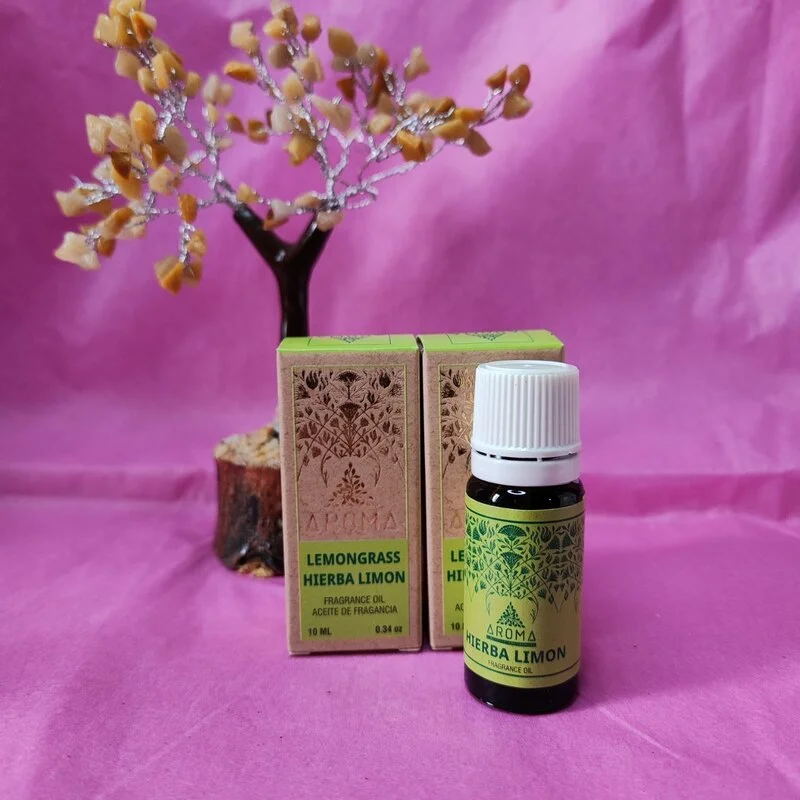 BOTE 10 ML ACEITE ESENCIAL MARCA AROMA: HIERBA LIMON (AMBIENTADOR)