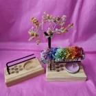 QUEMADOR INCIENSOS MADERA MULTIUSOS 5 X 6 X 11 CM: CHAKRAS. SAHUMERIOS Y PALO SANTO
