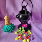 Cera Perfumada FRUTAS TROPICALES . Wax melts. Pedacitos de cielo. Aroma bits.(4 UNIDADES)