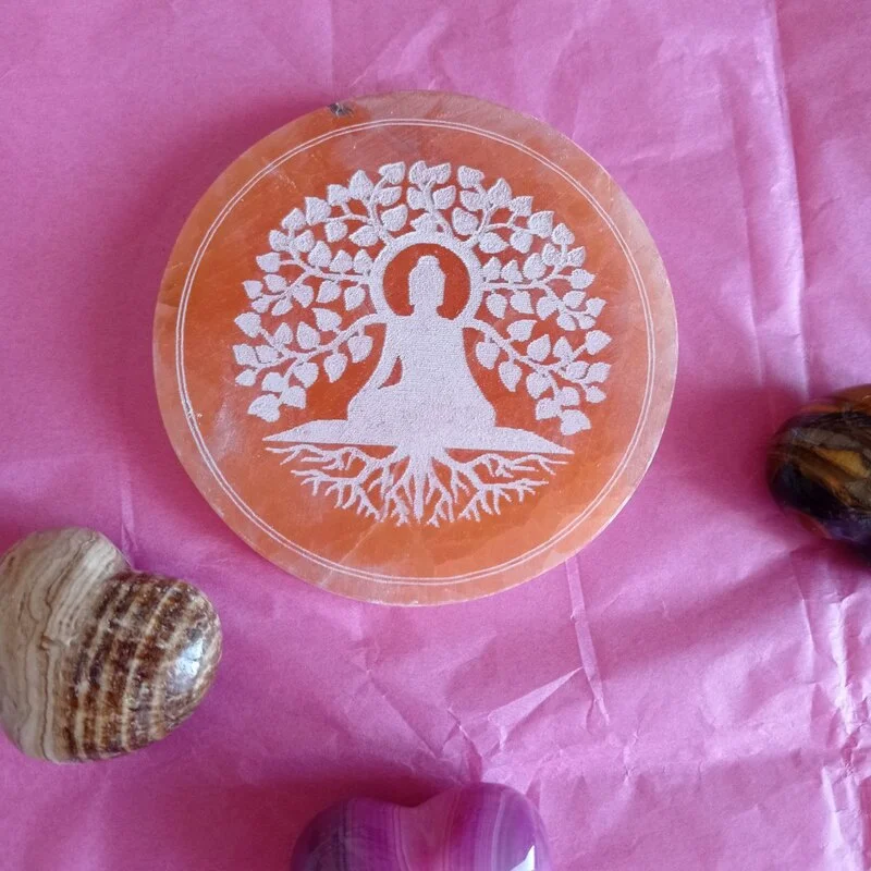 BASE SELENITA NARANJA BUDA GAHUTAMA