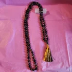 COLLAR JAPA MALA NUDADO DE 95 CM CON 108 CUENTAS DE TRIPLE PROTECCIÓN EN 8 MM Y BORLA DE 7 CM