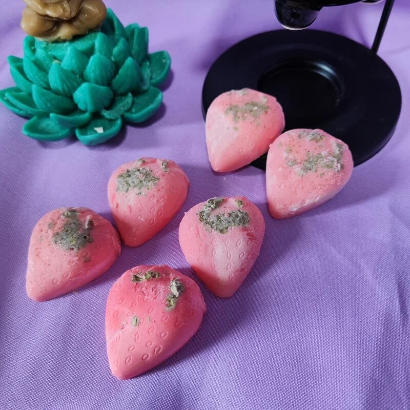 Cera Perfumada CHAMPÁN CON ROSAS . Wax melts. Pedacitos de cielo. Aroma bits.