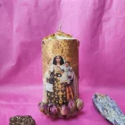 VELÓN GRANDE VIRGEN DEL CARMEN. UNGIDO Y RITUALIZADO. Con mineral sorpresa