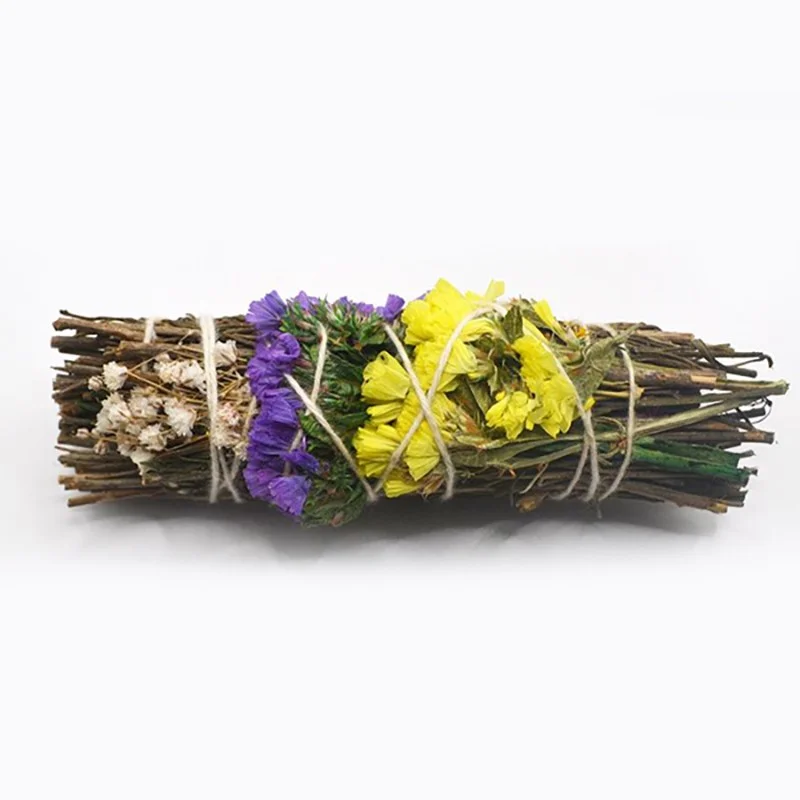 RITUAL SAHUMERIO ATADITO Salvia desierto, salvia real, gordolobo y sinuata - 10 cm atado