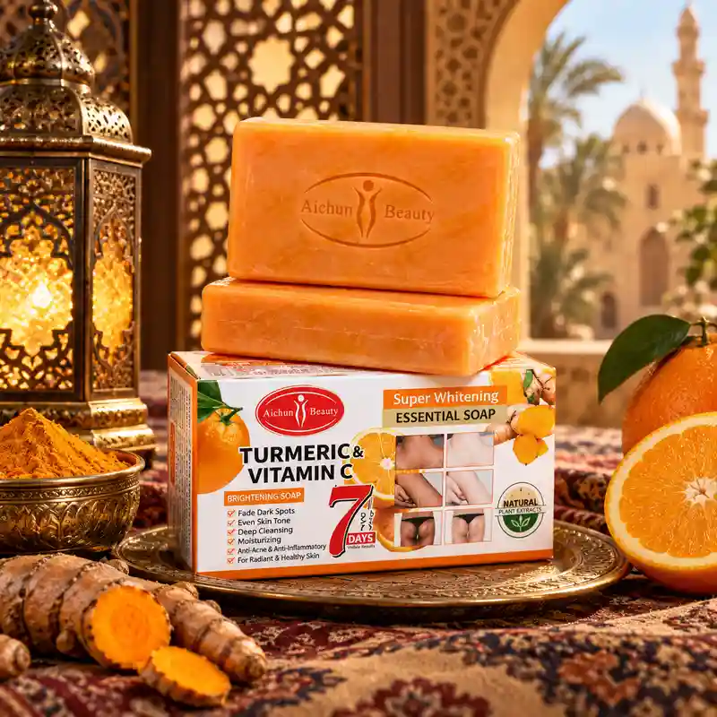 Jabón Cúrcuma y Vitamina C Aichun Beauty Brightening Soap