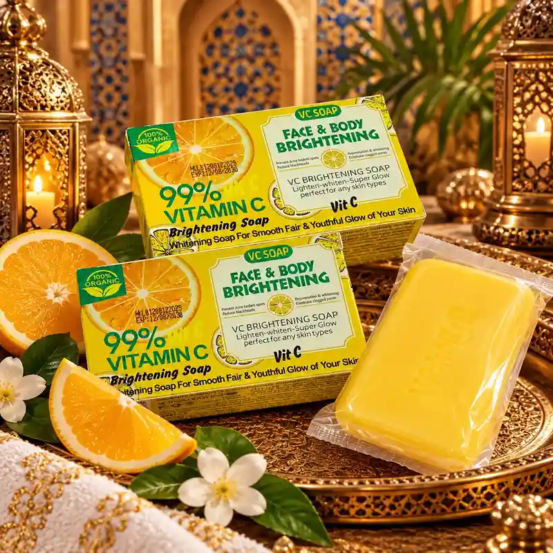 Jabón de Vitamina C VC Soap para rostro y cuerpo