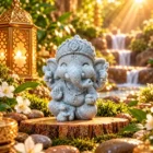 Figura Bebé Ganesha 6 cm para altar y decoración