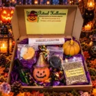 Pack Halloween Ritual Buena Suerte y Abrecaminos con velones calabaza de miel y brujeril, sahumerio y aceite esotérico
