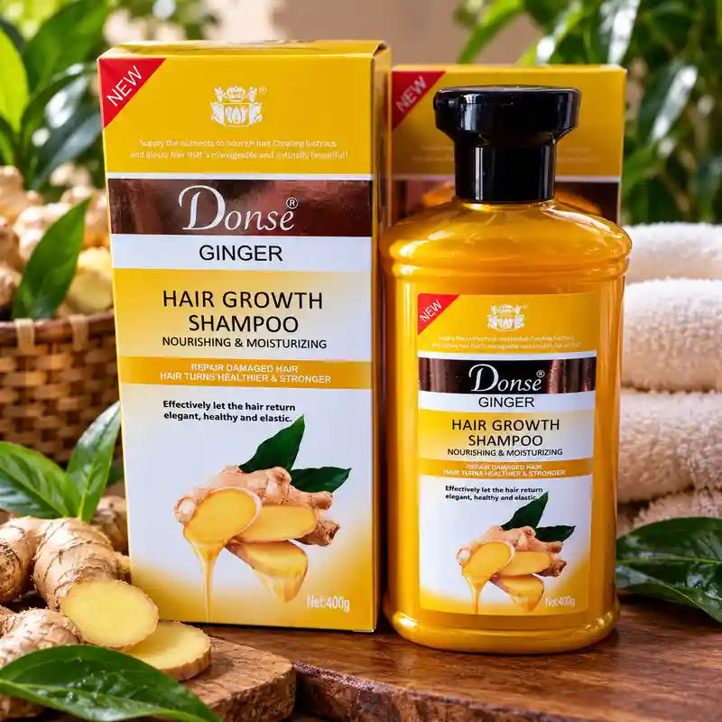 Champú de Jengibre Donse Ginger Hair Growth Shampoo 400 g nutritivo e hidratante