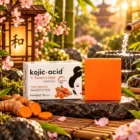 Jabón Kojic Acid Turmeric GuanJing Beauty ácido kójico y cúrcuma